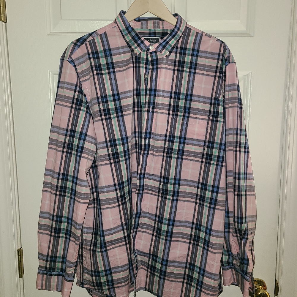 CLUB ROOM DRESS SHIRT CASUAL BUTTOWDOWN XXL MACYS